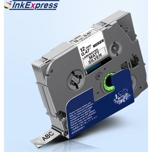 12mm Laminated Labels For Brother TZe M931 Label Tape TZe-M931 tze-231 Tape Cartridges For Brother P touch PT-E110 Label Maker