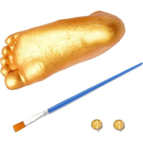 3D Handmade Gouache painting Hand Foot Casting Kit Clone Powder diy Handprints Model Powder Gifts Mold Home Decoration