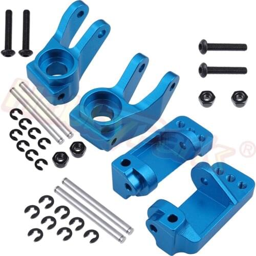 For Traxxas Slash 2WD Aluminum Steering Blocks & Caster Blocks Replacement of 3736 3632 Option Parts
