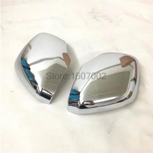 For Nissan Patrol 2016 Facelift Chrome Silver Mirror Replacement Cover Trim 2pcs/set