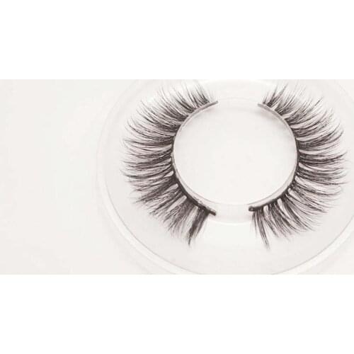 Hexuan Lashes Factory Wispy Natural Wholesale Faux Mink Lashes Soft Curler Popular