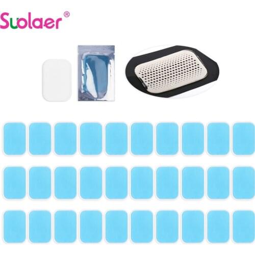 30/20/10PCS Gel Pads for EMS Abdominal ABS Trainer Weight Loss Hip Muscle Stimulator Exerciser Replacement Massager Gel Patch