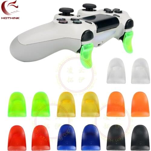 HOTHINK For 1 Pair / Set L2 R2 Trigger Extended Buttons Kit For Playstation PS4 Controller