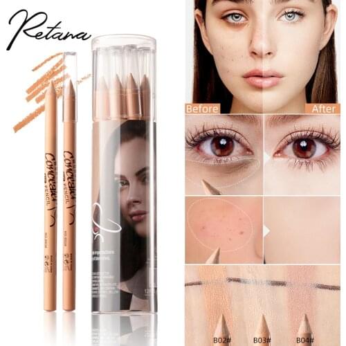1PC Concealer Pen Waterproof Concealer Concealer Foundation Cream Long Lasting Blemishes Acne Smoothing Moisturizing Makeup Pen