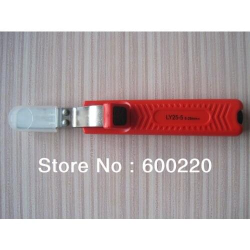 LSDs LY25-5 apply to round 8-28mm diameter PVC cables, rubber cables, silicone cables and other manual stripping stripping tool
