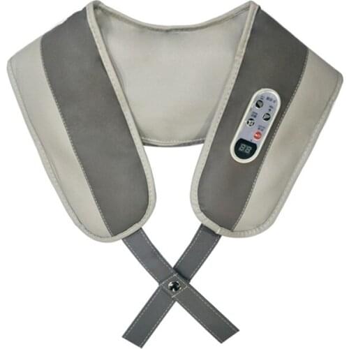 Easy to operate, massage shawl 20 gear strength, home kneading cervical vertebra massager