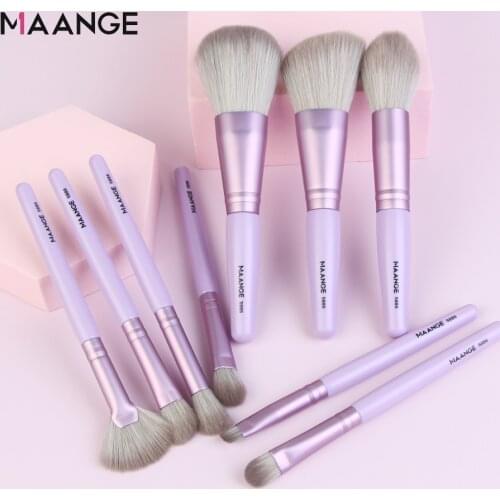 MAANGE 9/7Pcs 4 Colors Makeup Brushes Set Cosmetic Face Foundation Power Eyeshadow Blush Fashion Eye Shadow Concealer Brush Kit