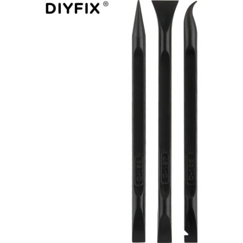 DIYFIX 3PCS 6" ESD Safe Heavy Duty Plastic Spudger Set for Mobile Phone Tablet Opening Repair Tool Durable Anti-static Spudger