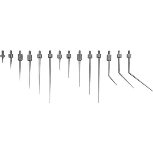 Dial Indicator Tip Probe High Speed Steel Curved Probe M2.5 Thread Diameter Measuring Instruments Tool Accessories