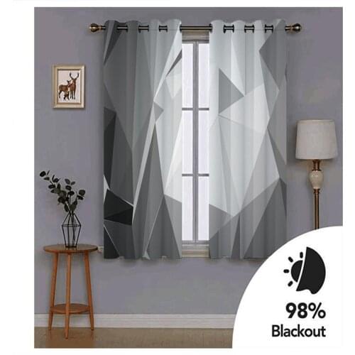 Customized size Luxury Blackout 3D Window Curtains For Living Room stereoscopic Square 3d curtains