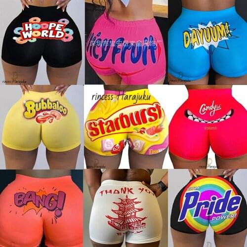 New Women Summer Shorts Emptied Skinny Casual Beach Lady Elastic High Waist Fitness Biker Sexy Party Soft Elastic Stretchy Short