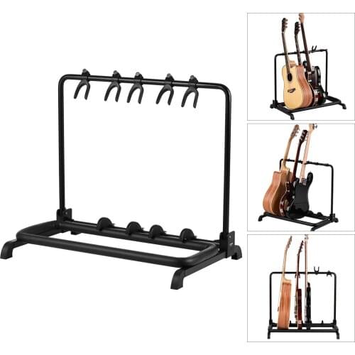 Foldable Multi Guitar Stand 5 Holders for Guitar Display Storage Guitar Aeccessaries Guitar Parts