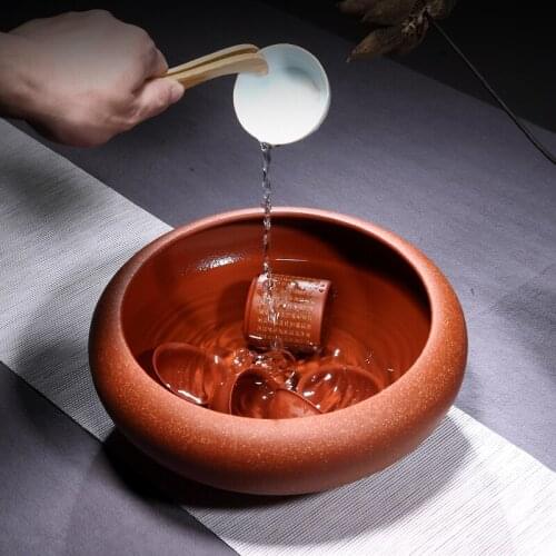 TaoYuan 】 yixing purple sand large tea wash washing ore violet arenaceous kung fu tea tea accessories