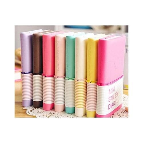 Diary Cute Charming Mini Portable Smile Smiley Paper Notebook Memo Note Book