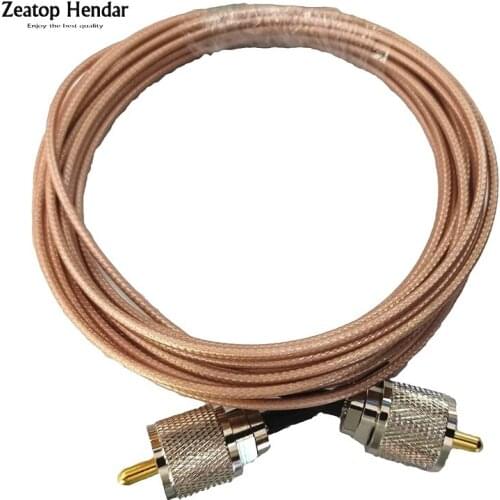 1Pcs Long UHF Male PL259 to UHF PL-259 Male RG316 RF Coax Pigtail Cable for Car Mobile Radio Antenna 1m 2m 3m 5m 8m 10m 15m 20m