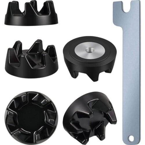 6 Packs 9704230 Blender Coupler Blender Coupling Replacment Parts with 1 Wrench Compatible for Kitchen Aid WP9704230VP WP9704230