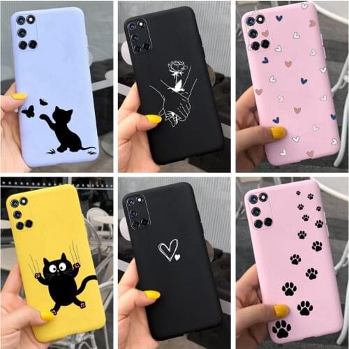 Phone Case For Oppo A52 Cases Silicone Cute Soft TPU Back Cover For OPPO A52 A 52 oppoA52 CPH2061 Coque Fundas CPH2069 Bumper