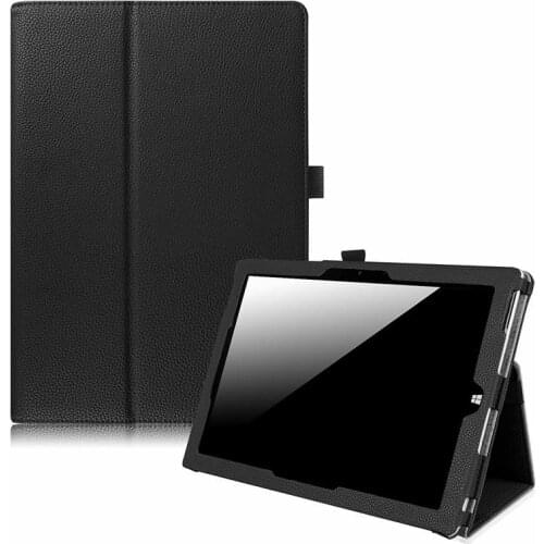 Premium PU Leather Case for Microsoft Surface 3 10.8" Flip Litchi Cover for Microsoft Surface 3 10.8inch Tablet Stand Folio Case