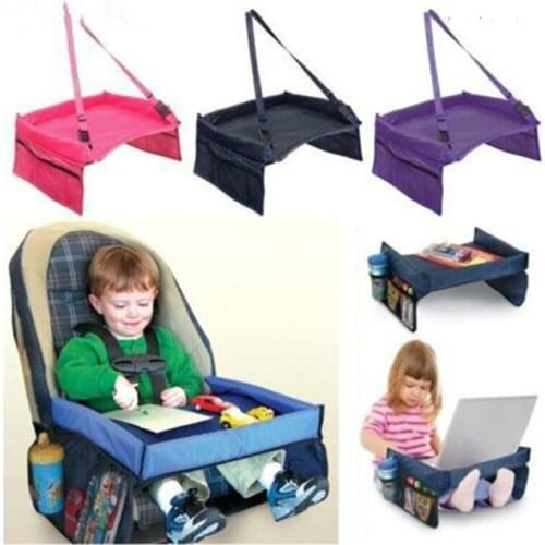 High Quality Children Kid Baby Rattles Booster Seats Waterproof Table Car Seat Tray Storage Kids Seat Infant Stroller Holder