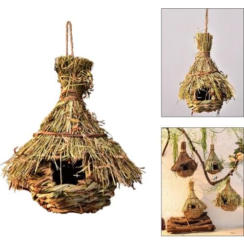 Hummingbird Nesting House Nest Hanging Birdhouses Outside for Sparrow Finch