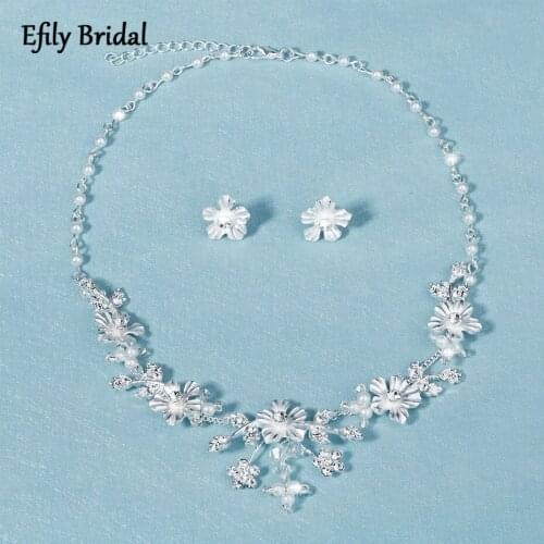 Свадебные ювелирные украшения Efily Bridal China At AliExpress