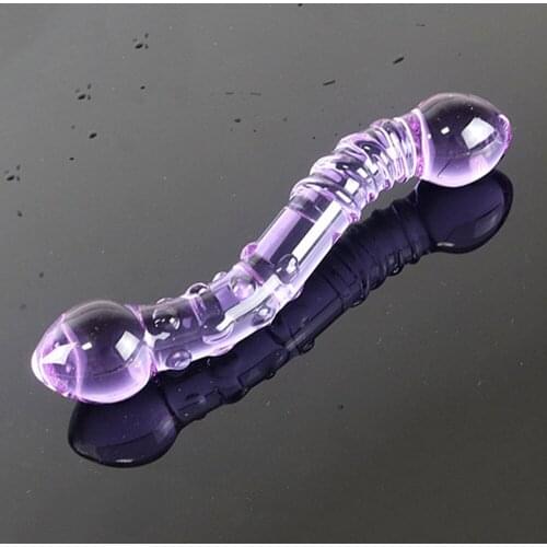 180x30mm Glass Double Dildo Realistic Dildo Sex Toys for Woman Long Dildo Anal Dildo Dildos for Women Adult Sex Toys
