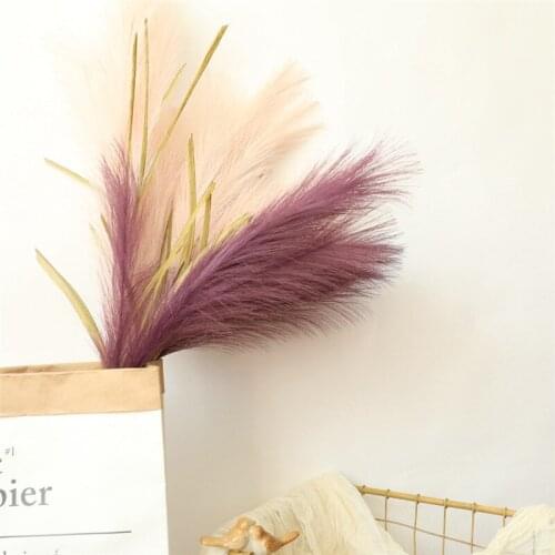 100cm Artificial Pampas Grass Bouquet for Home Decoration Flower Arrangement Fake Plants Reed Wedding Decoration Accessories
