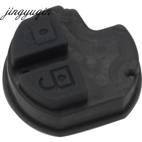 Jingyuqin 2pcs/lot 2 Button Key Fob Rubber Pad for Suzuki Swift SX4 Liana Aerio Vitara Jimny Remote Car Key Case Cover