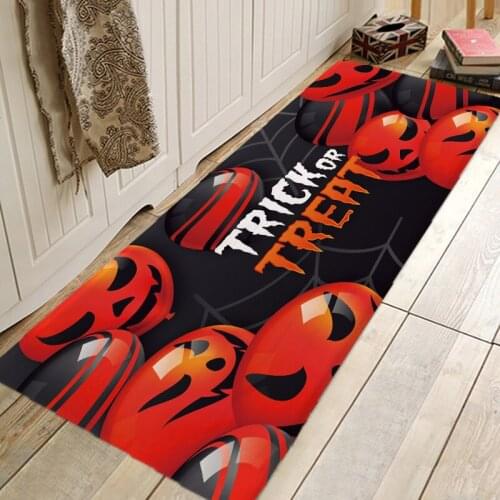 Halloween Pattern Rug Door Mat Hallway Carpets Area Rugs for Bedroom Living Room Carpet Kitchen Bathroom Anti-Slip Floor Mats