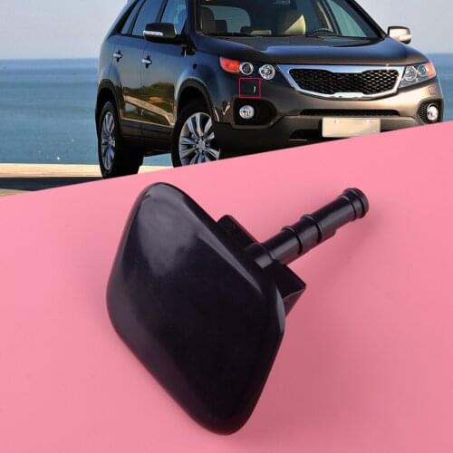 CITALL Right 98690-2P000 Head Lamp Washer Nozzle Cover Jet Black Fit For Kia Sorento XM 2009 2010 2011 2012