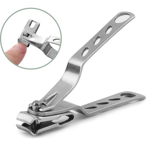 360° Rotating Nail Toe Clipper Cutter Trimmer Scissor Stainless Steel Manicure Pedicure Tool