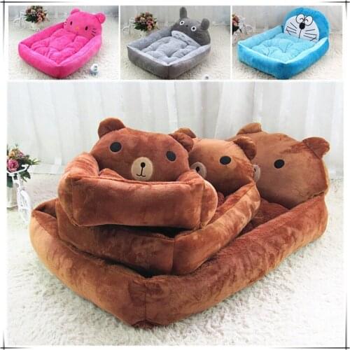 Hot Sale Lovely Dog Beds Fashion Pets House 4 Cute Cartoon Style Soft Warm Puppy Dogs Beds For Small Medium Pets Dogs Cats PD091