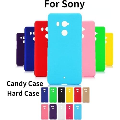 Matte Hard Plastic Shockproof Case For Sony XA2 XA3 XA1 plus Ultra XZ2 Prime mini L2 XZS XZP L1 E5 XZ X compact Cute Candy Case