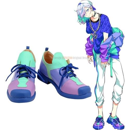 Paradox Live cozmez Cosplay Shoes Leather Boots Custom Made Any Size