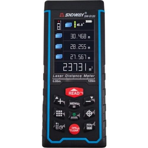 Portable Professional range finder HD full image measurement laser range finder 120m Accurate data collection USB charging