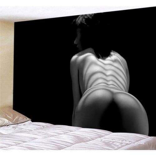 Sexy Beauty Buttocks Poster Wall Art Tapestry Canvas Painting Flags & Banners Wall Carpet Beach Towel Mural Bedroom Decoration