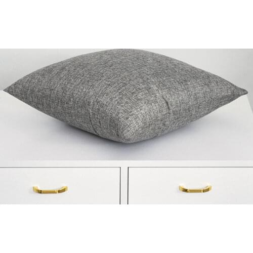 40*40cm Plain linen Pillow Cover Solid Cushion Cover Square Pillow Case Home Decorative Pillowcase For Sofa Waist Cushion Cover