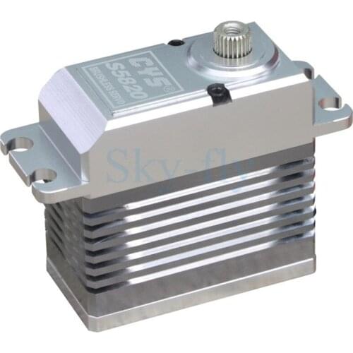 1PC CYS BLS5820 Brushless Motor Metal Gear Servo 83g 6.0-7.4V 20kg.cm Advanced servo For RC Toys