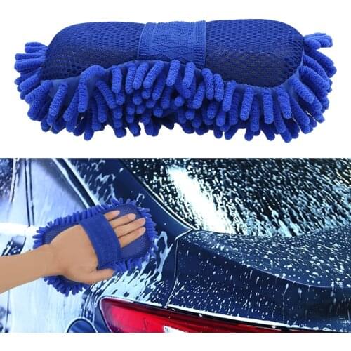 Motor Motorcycle Brush Washer Soft Microfiber chenille Car Window Body Washing Gloves Auto Maintenance Paint Care Car Cleaning