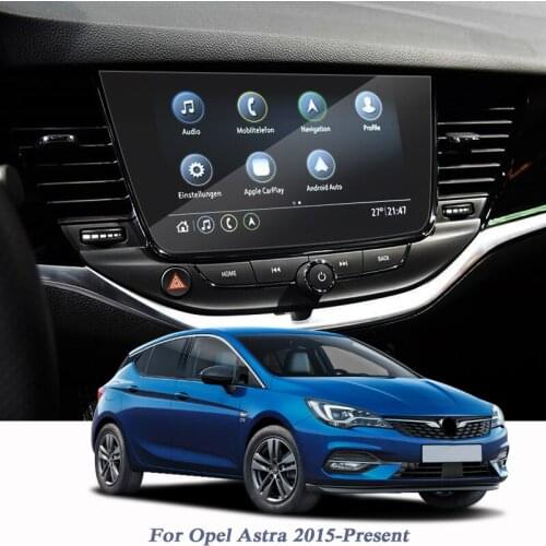 7/8inch Car Styling GPS Navigation Screen Protect Glass Film For Opel Astra 2015-Present Internal Film Auto Accessory
