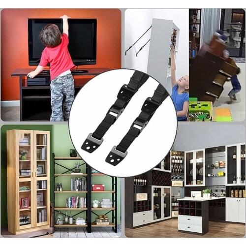 TV Furniture Anti Tip Straps Wall Anchors for Baby Proofing Child Safety Dresser new