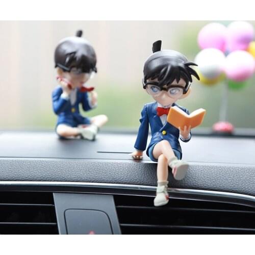 Car Interior Decoration Conan Action Anime Car Decoration Doll Car Center Console Decoration Interior Accessories Para Auto