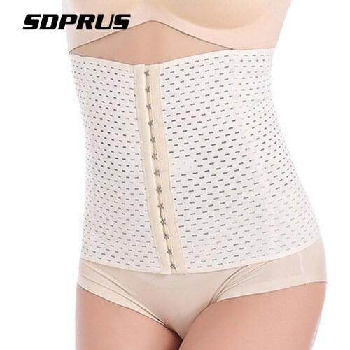 Unisex Fitness Waist Trimmer Women Sexy Postpartum Corset Belt Firm Slimming Belly Waist Trainer Girdles Body Shapers soft