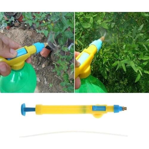 1PC High Pressure Air Pump Manual Sprayer Adjustable Drink Bottle Spray Head Nozzle Garden Watering Tool Portable Pump Sprayer