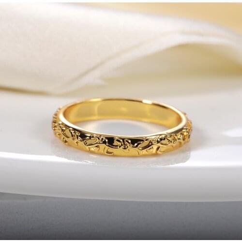 2021 Rings for Women Couple vintage Branches Leaves Vines Shape Ring Wedding Jewelry Gold Silver Color Stainless Steel Ring Gift