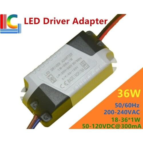 18W 24W 30W 36W LED Driver Adapter 300mA LED Ceiling light Lighting Transformer LED Panel Light Power Sipply LED Downlight