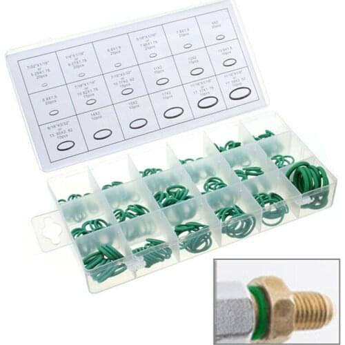 270 Pcs 18 Sizes Kit Air Conditioning HNBR O Rings Oring Garage Set Car Auto Vehicle Repair With Case