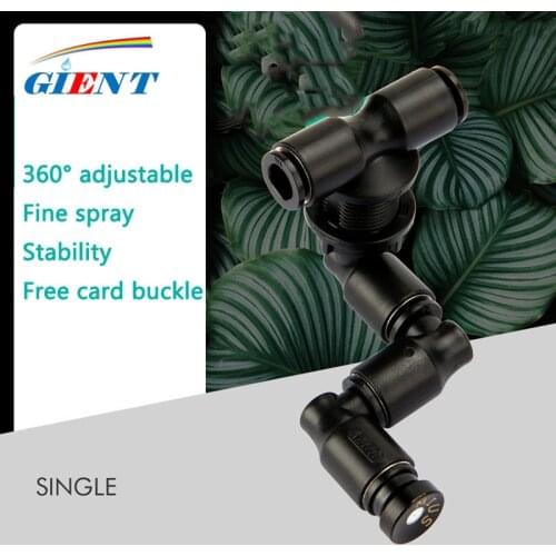 360 Adjustable Reptiles Fogger Mist Sprinkler Rainforest Tank Aquarium Aquatic Pet Cooling System Spray Nozzle System