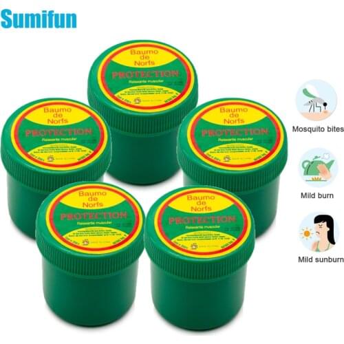 5Pcs Refresh Cream Itching Mosquito insect Bites Temporary Aches Headache Relief Dizziness Herbal Material Ointment D2037
