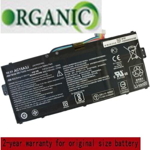 10.8V 36wh 3490mAh Battery AC15A3J AC15A8J KT.00303.017 For ACER Chromebook 11 C735 CB3-131 C738T CB5-132T